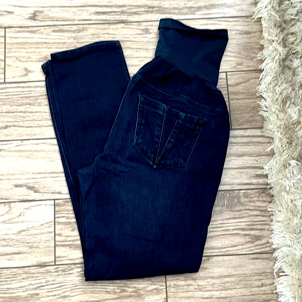 Indigo blue maternity skinny Jean